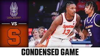 Albany vs Syracuse Condensed Game  202425 ACC Mens Basketball [upl. by Oinotna]