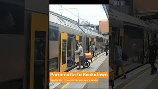 Western Line diversion to City via Bankstown [upl. by Barret531]