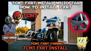 TCMT FXRT Fairing Installation on M8 Softail  Does it Fit FXLRS [upl. by Coppock]