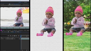 Ae71 Roto Brush Tool Basic  Change Background  Object Cutting in adobe after effects HINDI [upl. by Pardner913]