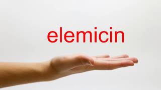 How to Pronounce elemicin  American English [upl. by Enneirb]