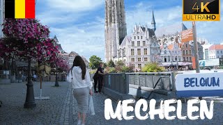 MECHELEN  BELGIUM Walking Tour 4k60fps جولة في المدينة الجميلة ميكلين  بلجيكا 2021 [upl. by Okkin]