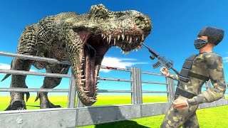 DINOSAURS Attack My Base  Animal Revolt Battle Simulator [upl. by Griffie]