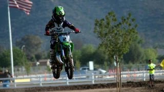 8yr OLD ON KX 65 DIRT BIKE WIDE OPEN 2012 Lake Elsinore Grand Prix GoPro footage [upl. by Florie275]