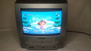 Sylvania 6513DF 13 Color CRT TV DVD Video Player Combo Television [upl. by Lindie]