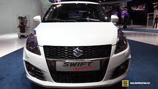 2015 Suzuki Swift Sport  Exterior and Interior Walkaround  2014 Paris Auto show [upl. by Emyam]