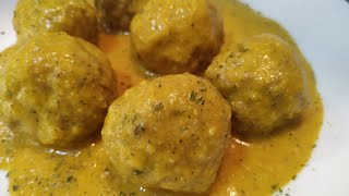 Albóndigas en salsa de almendras 😋 [upl. by Rusell]