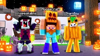 HALLOWEEN TRY NOT TO LAUGH CHALLENGE With UNSPEAKABLEGAMING amp 09SHARKBOY [upl. by Phio]