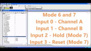 Allen Bradley Micrologix Encoder High Speed Counter configuration [upl. by Eisseb909]