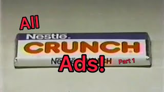 All Nestle Crunch Ads Part 1 [upl. by Forsta720]