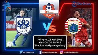 Siaran langsung PSIS Semarang Vs Persija Jakarta live indosiar minggu 26 mei 2019 [upl. by Araht721]