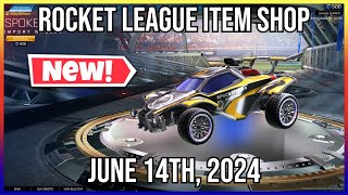 NEW IMPORT SPOKESHOW WHEELS Rocket League Item Shop June 14th 2024 [upl. by Reivaj931]