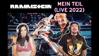 Rammstein  Mein Teil Live 2022 Reaction [upl. by Ainerbas829]