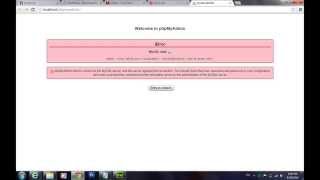 Error 1045 in phpMyAdmin [upl. by Wolcott216]