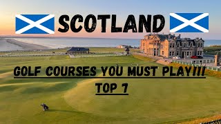 Scotlands Best Golf Courses  TOP 7 [upl. by Follmer]