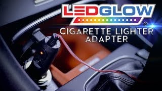 LEDGlow  Cigarette Lighter Power Adapter for LED Light Kits and Other 12 Volt Accessories [upl. by Sauers510]