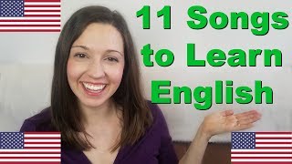 11 Songs for English Fluency Learn English With Music [upl. by Alegnad165]