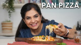 Pan Pizza Recipe I 30 मिनट में नो ओवन नो यीस्ट पिज्जा I Pankaj Bhadouria [upl. by Butterworth]