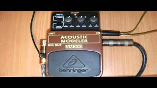 Acoustic modeler AM300 behringer [upl. by Batsheva]