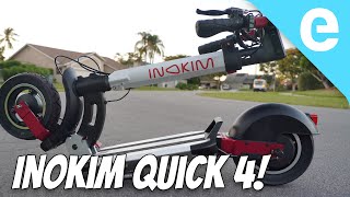 25 MPH Inokim Quick 4 electric scooter review [upl. by Ecyob]