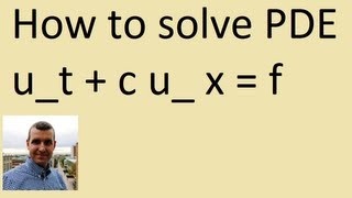 How to solve inhomogeneous transport PDE [upl. by Schaab648]