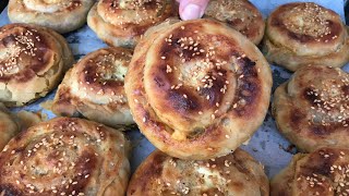 ŞAHANE🥇ÇITIR ÇITIR EL AÇMASI ISPANAKLI BÖREK Tarifi✔️OKLAVASIZ 2 FARKLI BÖREK ✔️Tüm Püfnoktaları [upl. by Franek98]