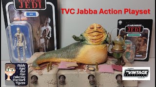 Star Wars the Vintage Collection Jabba the Hutt Action Playset MAKMCSWF [upl. by Klug]