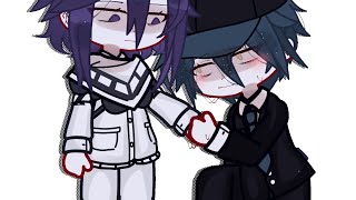 hey baby X hands up  gacha  meme  pregame shuichi X ingame kokichi  saiouma [upl. by Pancho]