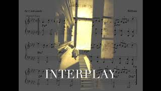 Interplay B Evans Backing track  music sheet [upl. by Defant]