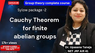 Cauchy theorem for finite abelian groupCauchy theorem in Abstract Algebra group theory [upl. by Alinna]