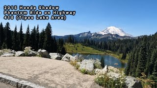 2015 Honda Shadow Phantom Ride around Tipsoo Lake Chinook PassHwy 410 [upl. by Nakeber]