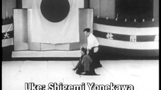 Aikido O Sensei Morihei Ueshiba  Aiki Budo Part3 [upl. by Ahsekin]