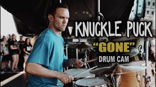 Knuckle Puck  Gone  Drum Cam LIVE [upl. by Wende]