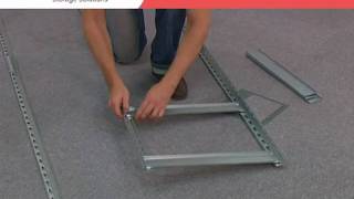 How to assemble STABIL CLASSIC metal shelving by AR Shelving [upl. by Anirtal792]