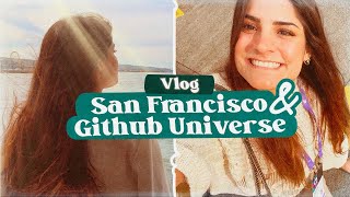 Um dia comigo em San Francisco  dia de Github Universe [upl. by Inverson207]