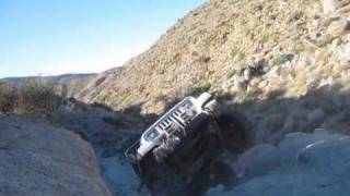 Toughest Obstacle on Pinyon Mountain Road AnzaBorrego Desert State Park [upl. by Silas34]