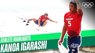 🇯🇵 Kanoa Igarashis BEST performances at Tokyo 2020 🏄‍♂️ [upl. by Ylas310]