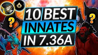 TOP 10 INNATES IN 736A  Best Heroes For Easy MMR  Dota 2 Meta Guide [upl. by Chelton]