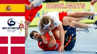 Spain vs Denmark Semifinal Handball Highlights Mens EHF EURO 2022 [upl. by Greenwell628]