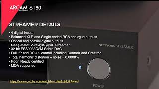 Best Kept Secrets Presents The Arcam ST60 Streamer [upl. by Harwin]