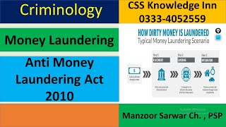 Money Laundering  Anti Money Laundering Act 2010 [upl. by Donoghue]