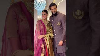 Genelia amp Ritesh Deshmukh❤️ At The Red Carpet For The Lagna Vidhi Of Anant Ambani amp Radhika Merchant [upl. by Pahl]