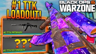 WARZONE New BEST TTK META LOADOUT You NEED To Use BO6 WARZONE Fastest TTK Weapons [upl. by Cattier]