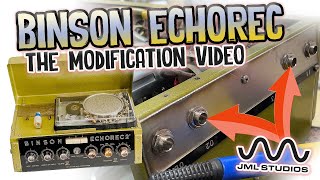 Unboxing Modification amp Demo of the Binson Echorec 2 T7E Analog Delay Unit Binson echorec [upl. by Asille]