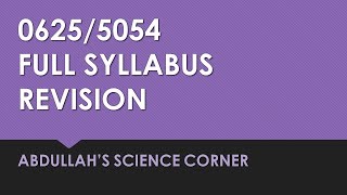 06255054 FULL SYLLABUS REVISION [upl. by Eseeryt]