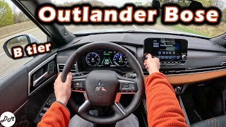 2023 Mitsubishi Outlander PHEV – Bose 9speaker Sound System Review [upl. by Erin414]