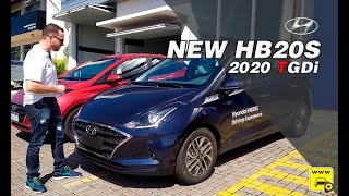 Hyundai HB20S 2020 DIAMOND PLUS 10 TURBO nos mínimos detalhes [upl. by Aiuqal405]