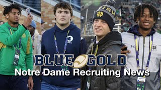 Notre Dame recruiting news  Walker Howard and Billy Schrauth updates after USC game [upl. by Kinzer]