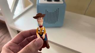 Tonies Box Toy Story Woody  a closer look and REVIEW [upl. by Oshinski988]