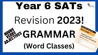 Year 6 SATs Grammar Revision Lesson 1  Word Classes [upl. by Peer347]